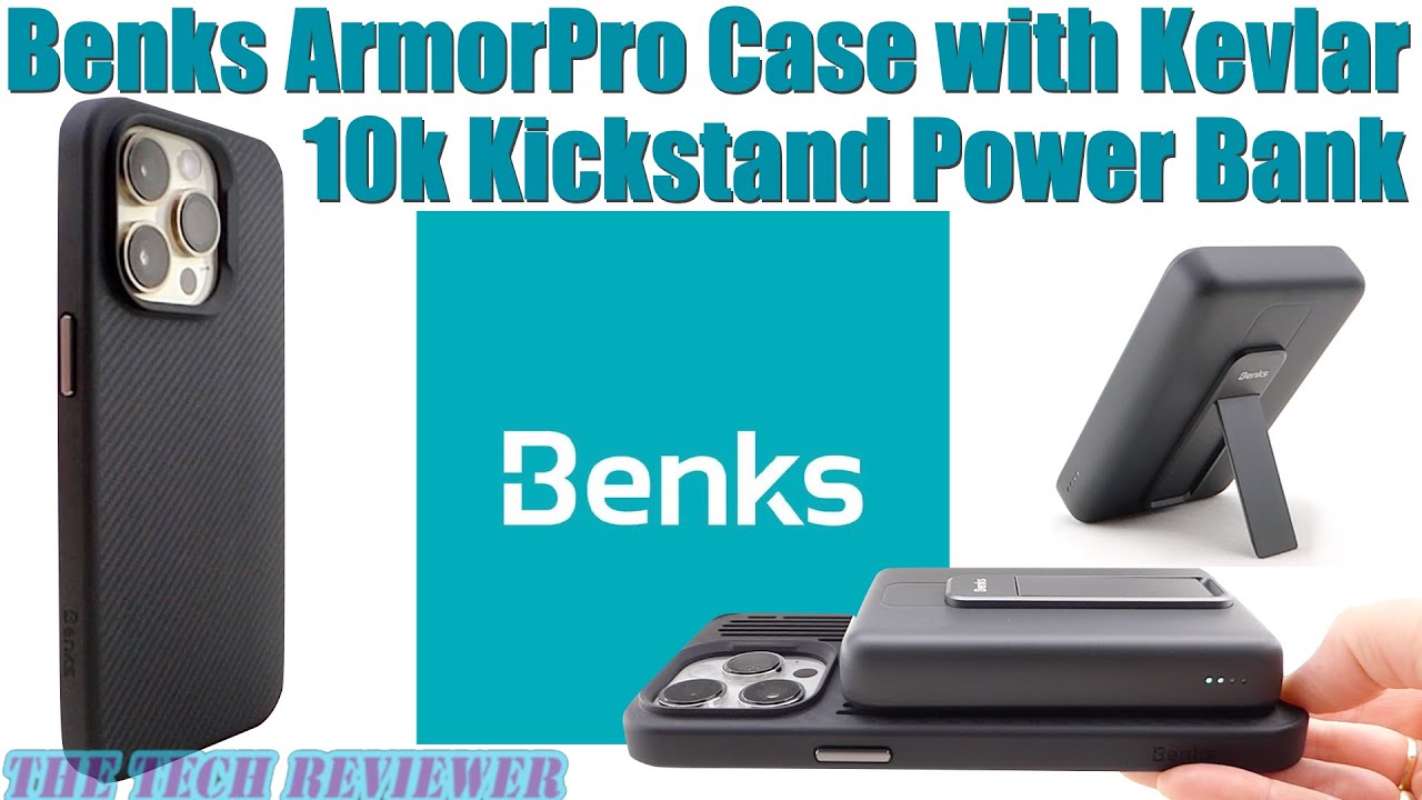 Protect your iPhone 14 Pro with Benks ArmorPro Case with Kevlar & Power Up with MagClap On-Go 10k!