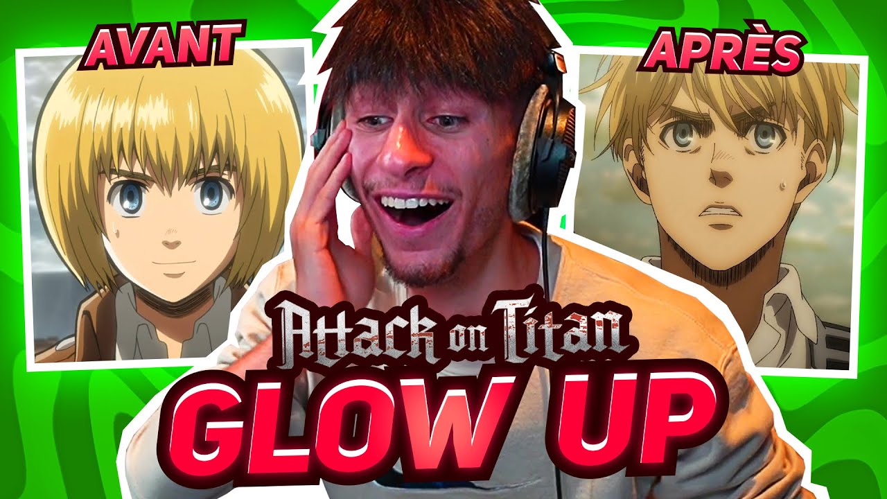 ÉVOLUTIONS PHYSIQUES dans SNK ! ✂️ (Eren, Mikasa, Livai, Armin,...) 