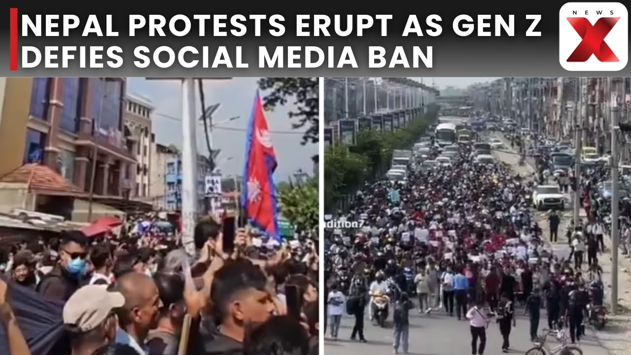Nepal Gen Z Protests: Youth Mobilize via TikTok & Reddit Against Social Media Ban | NewsX