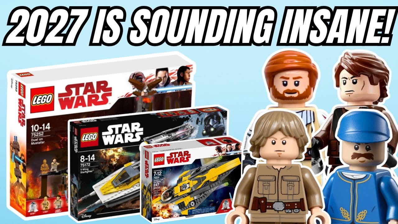 ЭТО ПРОСТО БОМБА!.. УТЕЧКА НОВЫХ НАБОРОВ LEGO Star Wars 2027! (Мустафар, Y-wing И МНОГОЕ ДРУГОЕ!)