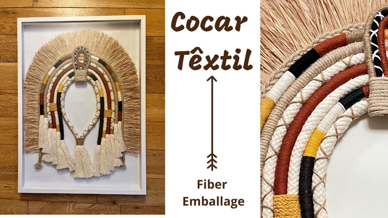Cocar têxtil fiber emballage