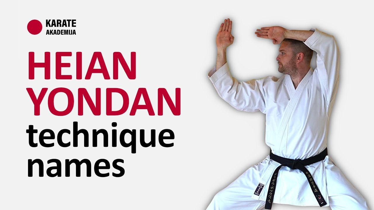 Heian Yondan – Shotokan Karate Kata Tutorial 🥋 | Step-by-Step with Technique Names