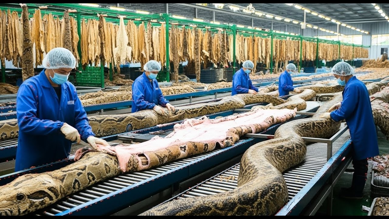 How Snake Leather is Produced – From Python & Cobra Skins to Luxury Products