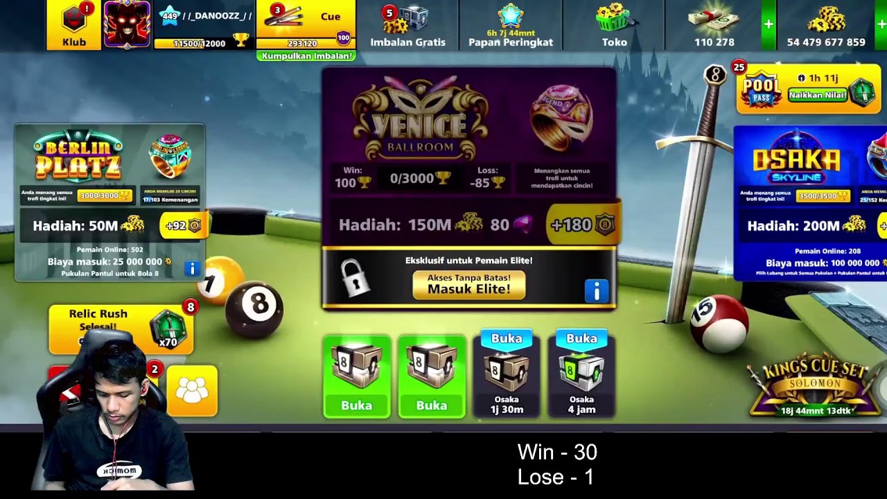 8 ball pool trickshot