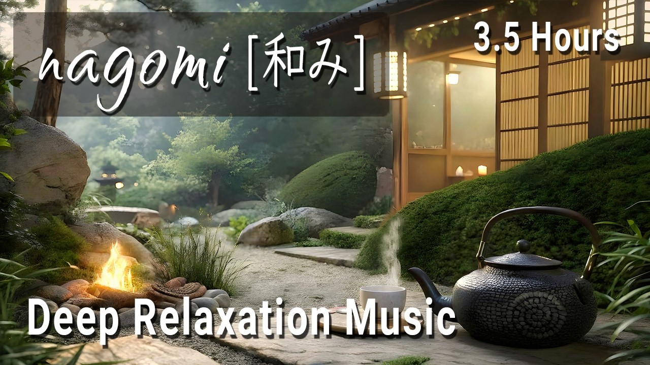 🌿 3.5 HOURS Pure Zen Relaxation – Deep Calm (Peaceful Fireplace & Shakuhachi)