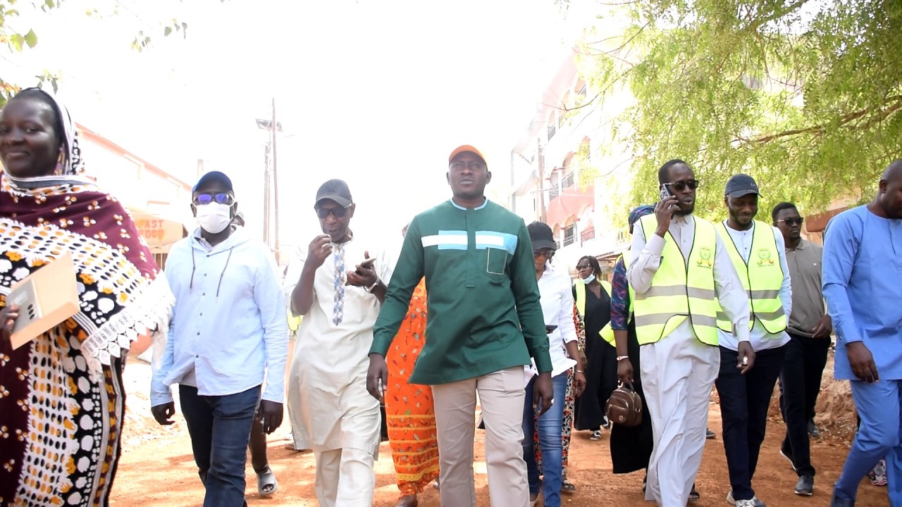 Thiès : Le Maire de la commune Nord visite les travaux  sur l'axe Diakhao - Base