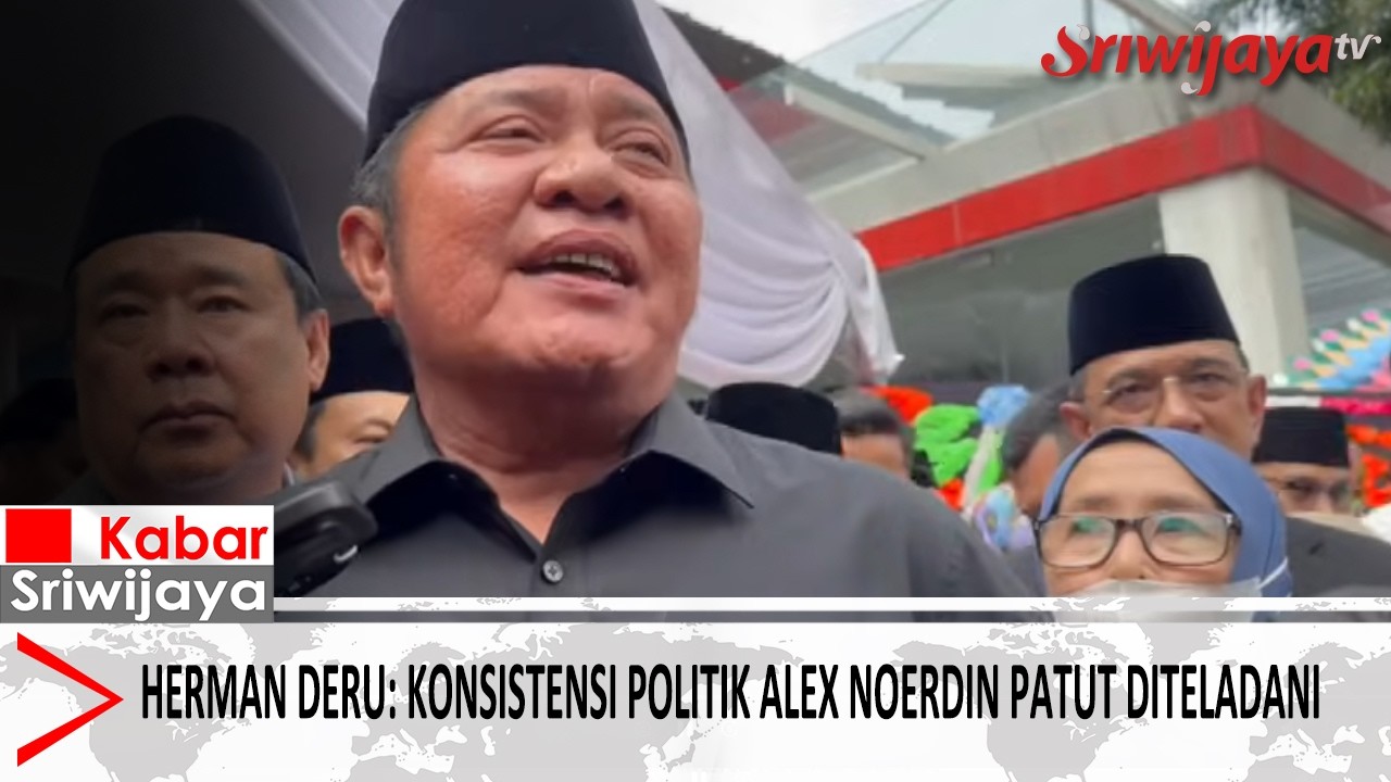 Gubernur Sumsel Herman Deru: Konsistensi Politik Alex Noerdin Patut Diteladani