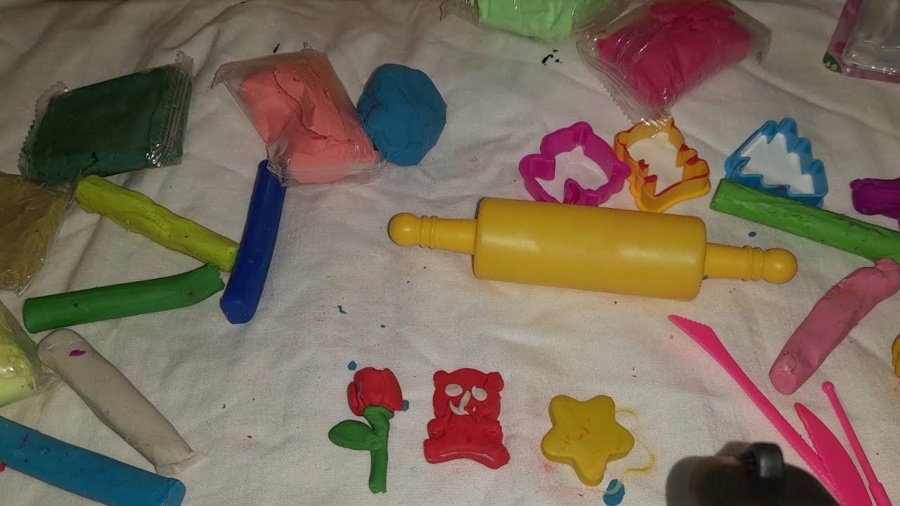 ASMR slime /how to make things with clay/ satisfying/@irhavlogsworld9132 15-2-26