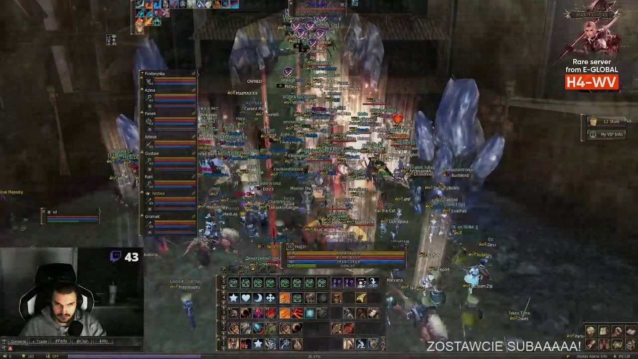 Lineage 2 MasterWork E-Global x1 - P2W CP - ART OF AOE - L2TEAM SIDE