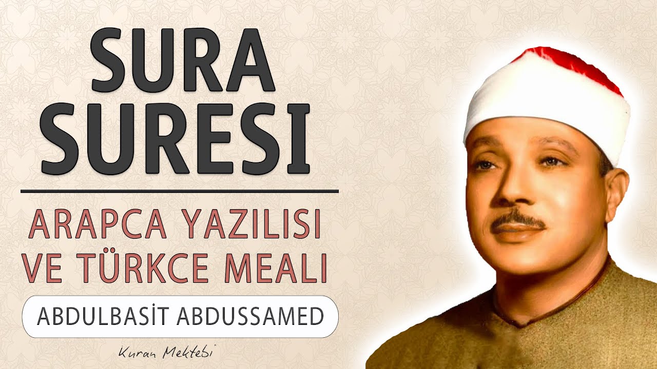 Şura suresi anlamı dinle Abdulbasit Abdussamed (Şura suresi arapça yazılışı okunuşu ve meali)
