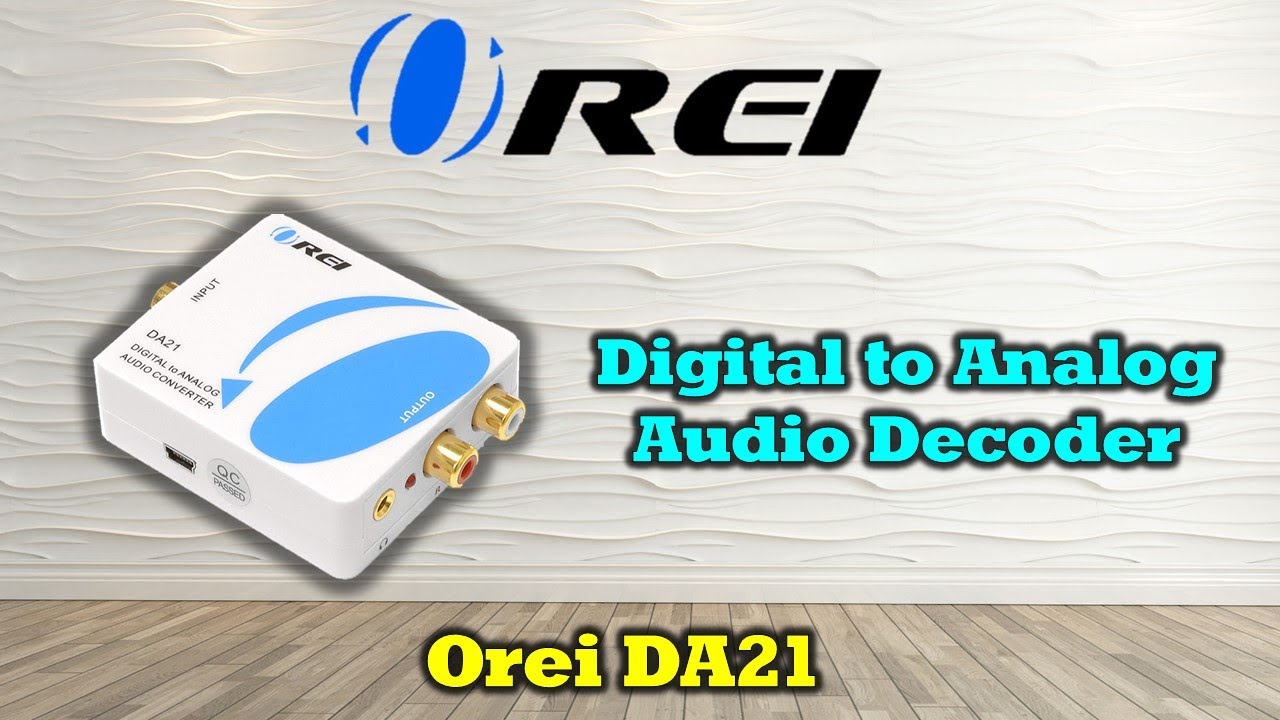 Convert Digital or SPDIF Coaxial to Analog RCA Head Phone Jack Audio Converter: DA21