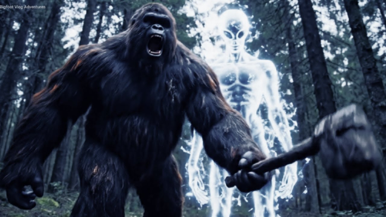 BIGFOOT VLOG 10 : I CAUGHT A SHAPESHIFTING ALIEN & COOKED A WILD DEER (Jungle Survival)