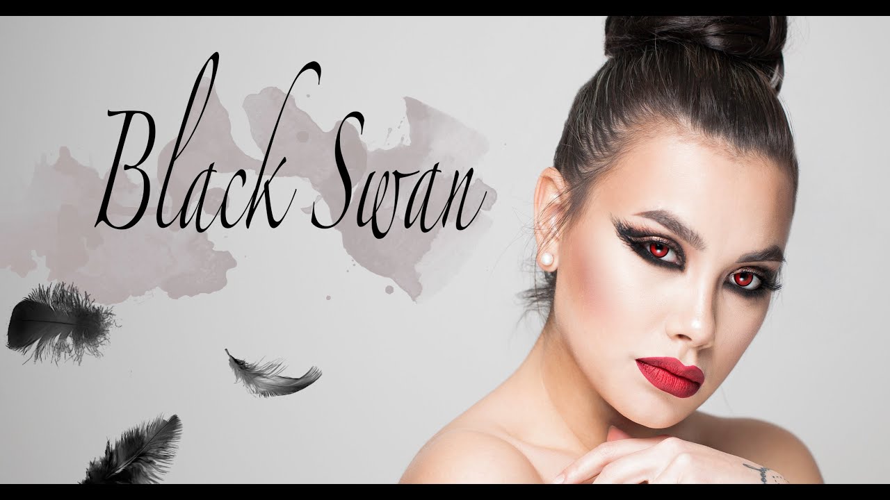 Black Swan inspired makeup