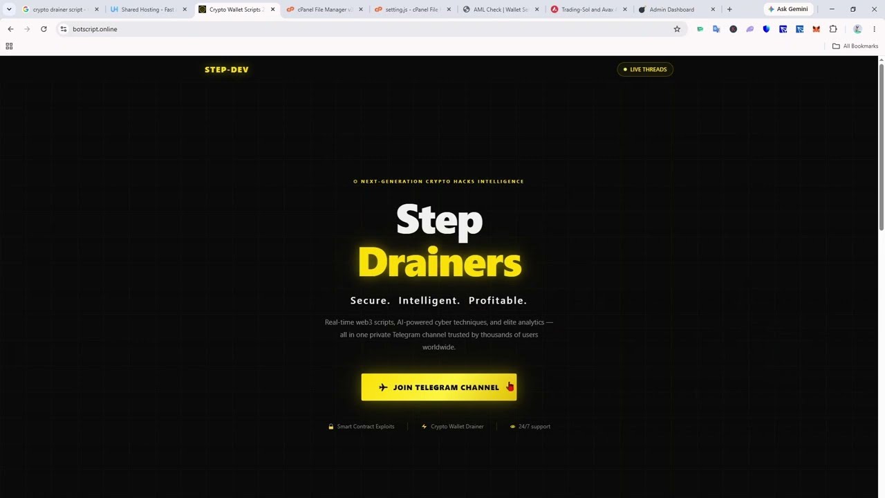 How Scammers Drain Wallets with One Click in 2026 (Drainer Script Tutorial)