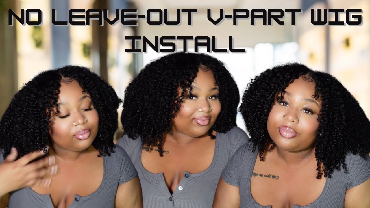NO LEAVE-OUT V PART WIG INSTALL | SUPER EASY!