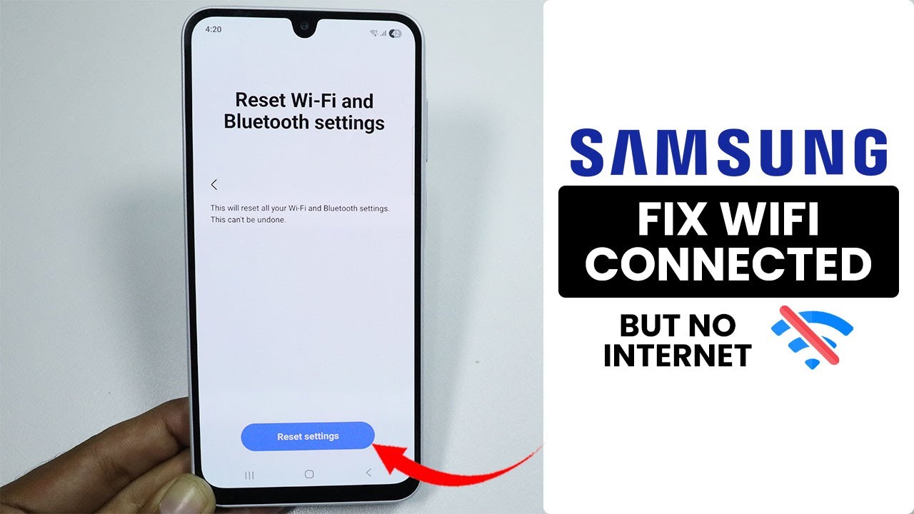 How To Fix WiFi Connected Without Internet On Samsung - No Internet Access