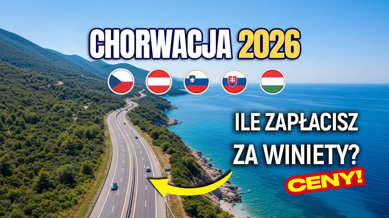 Winiety do Chorwacji 2026 - Ceny, gdzie kupić i jak nie przepłacić