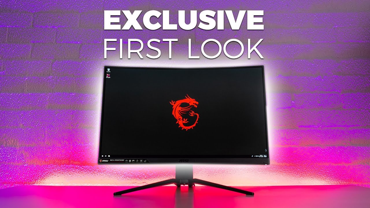 EXCLUSIVE FIRST LOOK - MSI Optix MAG271CQR 1440p 144Hz Curved Gaming Monitor Review