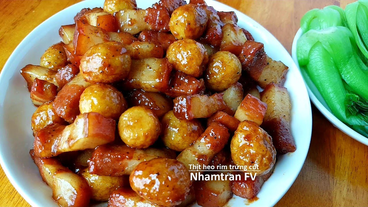 THỊT HEO RIM TRỨNG CÚT Đổi Món Cho Bữa Cơm Gia Đình Tuyệt Ngon |Nhamtran FV