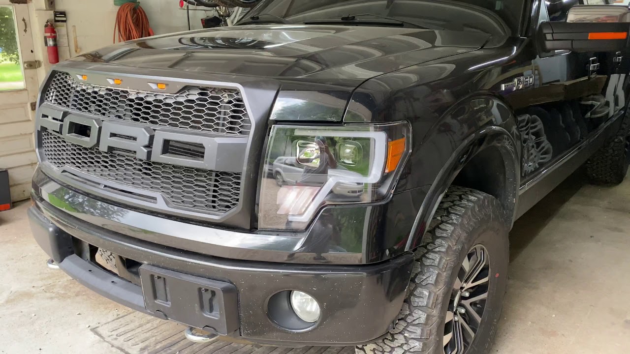 My first YouTube Video! Installing eBay headlights on F150! Cheap LED!