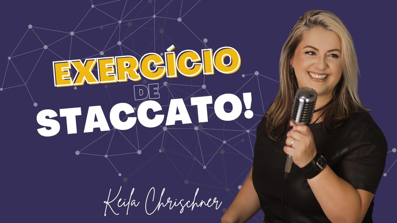 Exercício de Staccato | como melhorar sua voz para cantar.