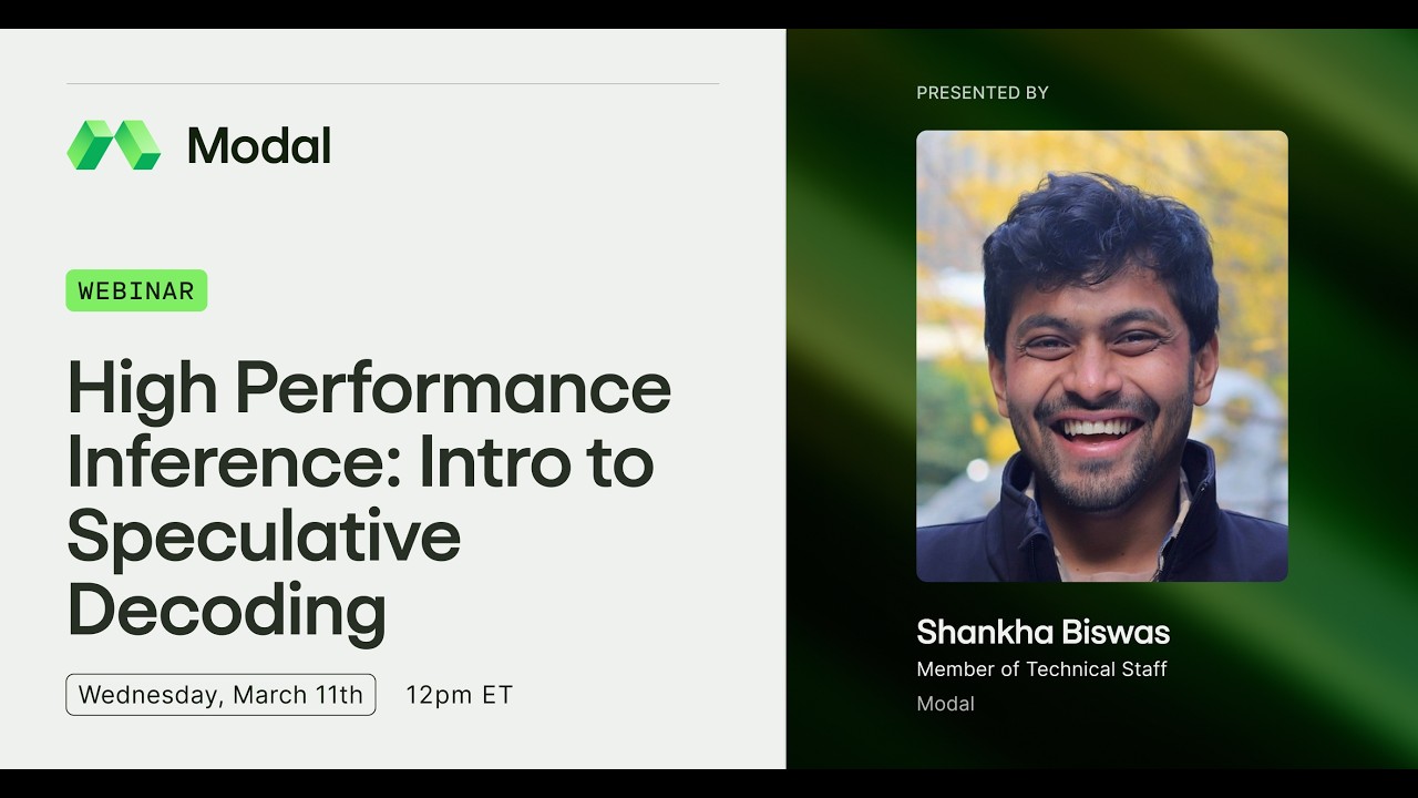 Speculation is all you need: Intro to Speculative Decoding for High Performance Inference