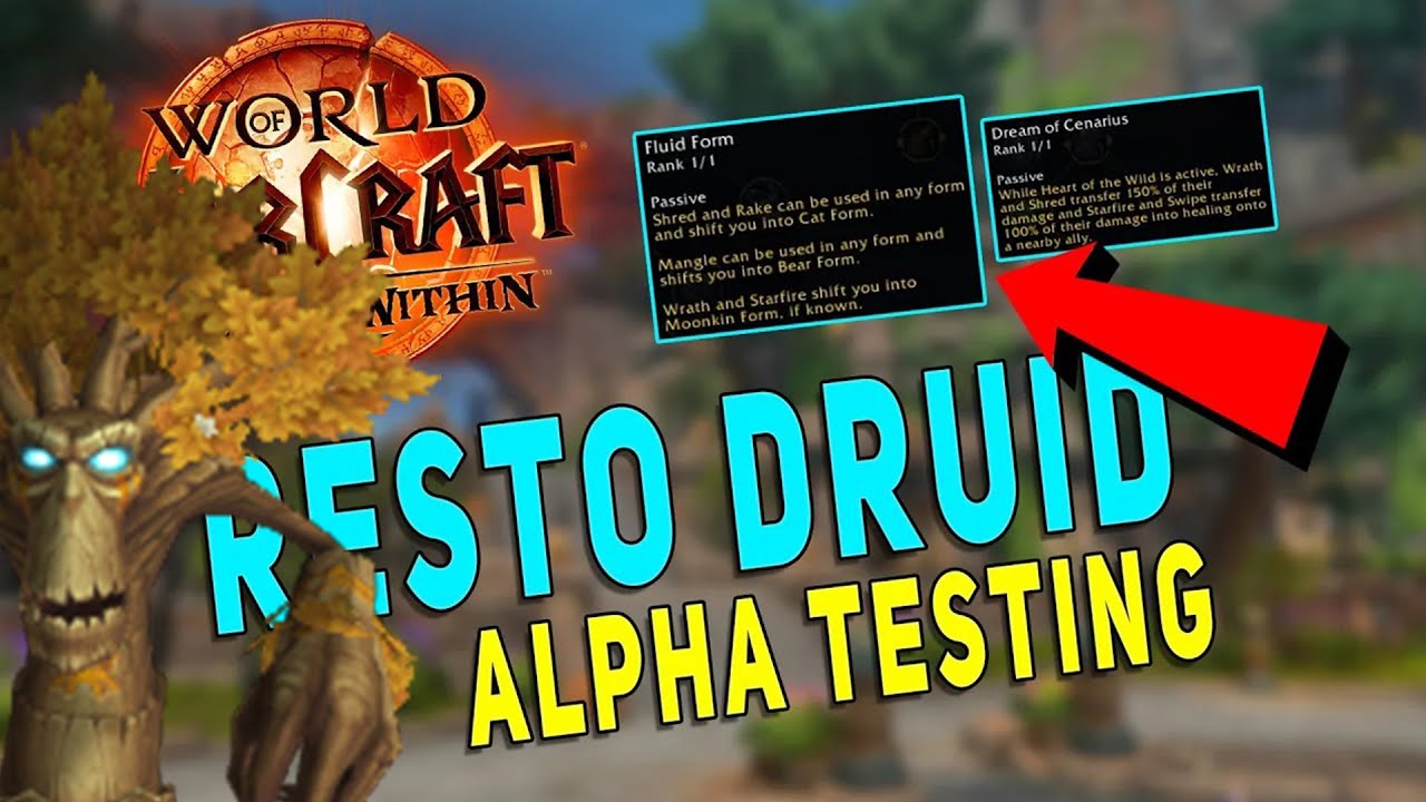 I Got to Test RESTO DRUID - The War Within (Alpha) | *BIG* Talent Changes & More