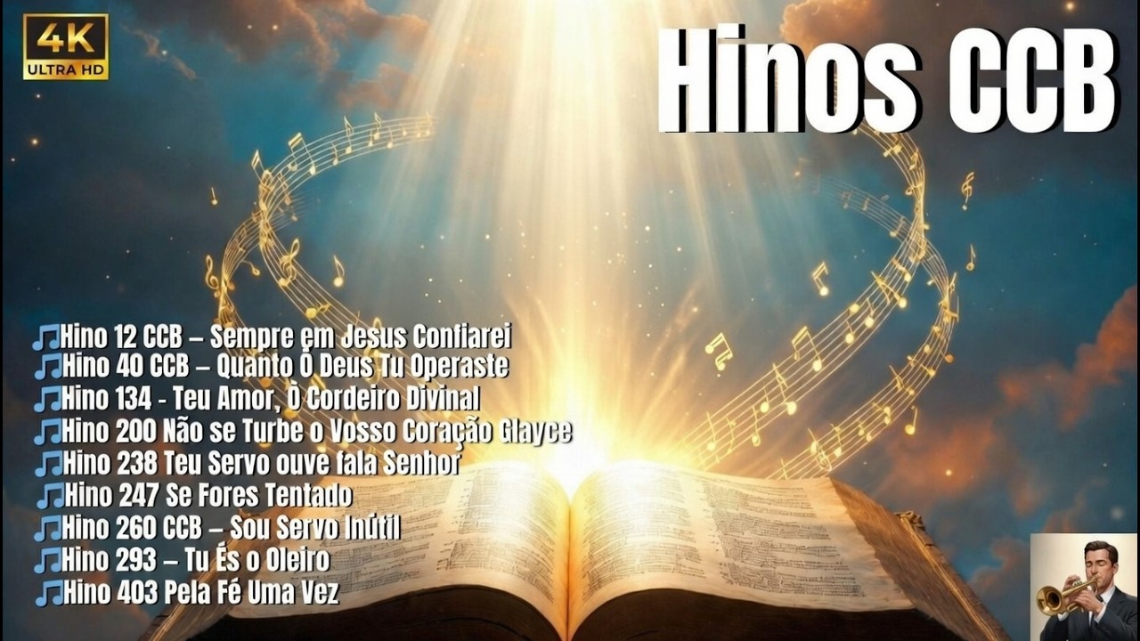 ⭐ Hinos CCB Cantados para Comunhão | Hinário 5 | Louvores da Congregação Cristã no Brasil