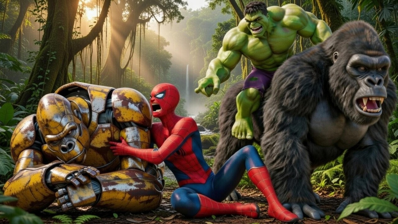 🦍🕷️ SPIDERMAN Wins The Magic Legendary King Kong Racing Who Survives the Final Battle?!
