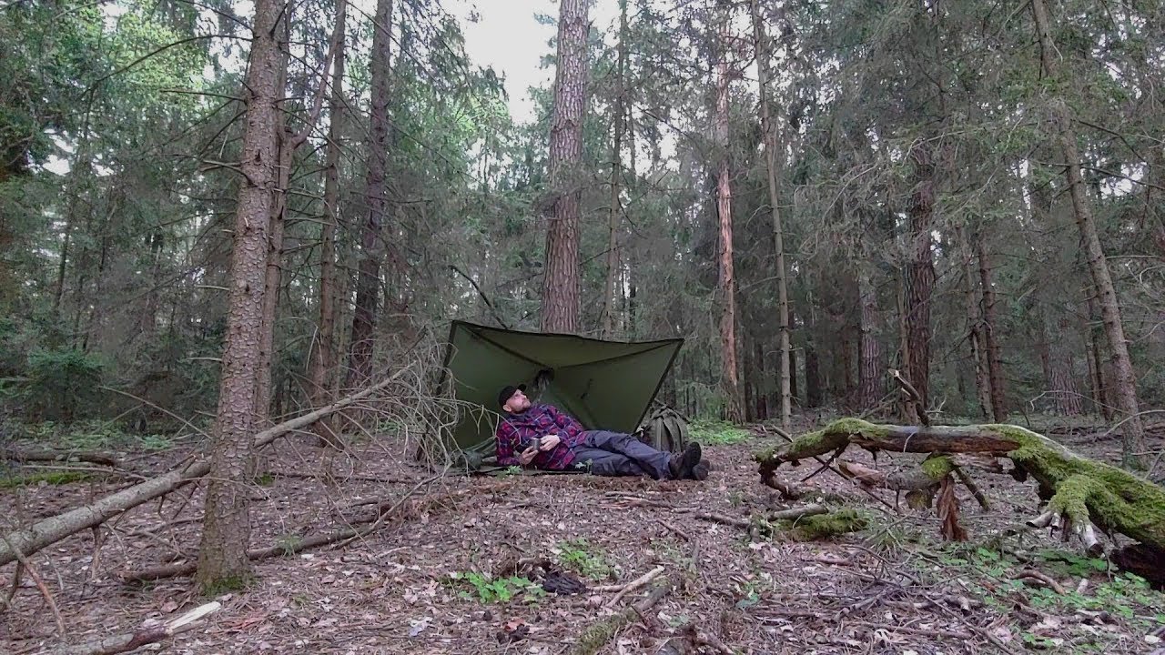 Piesza wędrówka 40km + gotowanie i noc w lesie pod poncho...