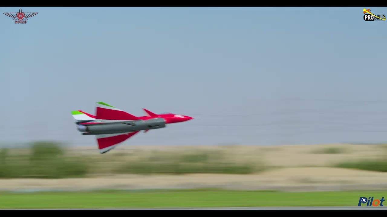 Martin Pickering Pilot Rc J-10 1st Flight Dubai 2025