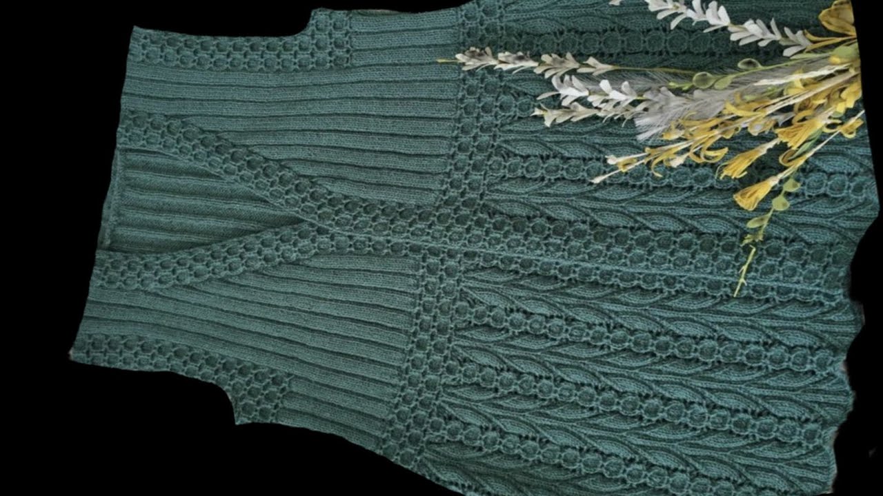 Latest ladies shrug knitting design