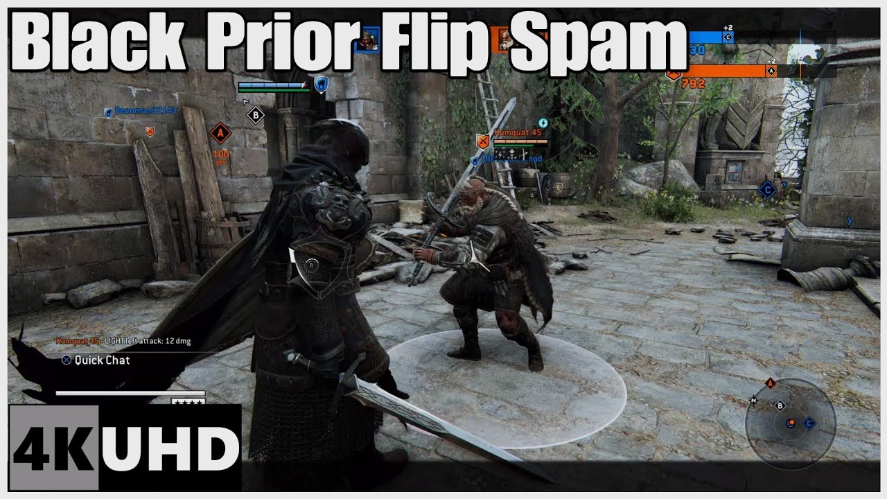 Black Prior Flips Are The Best - For Honor 282 