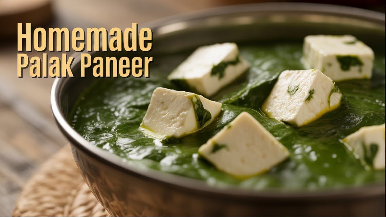 🍃 Healthy Palak Paneer That Actually Tastes Amazing! 🧀