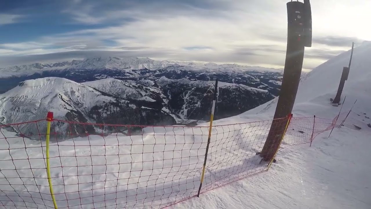 an awesome run in la Balme (La Clusaz), France