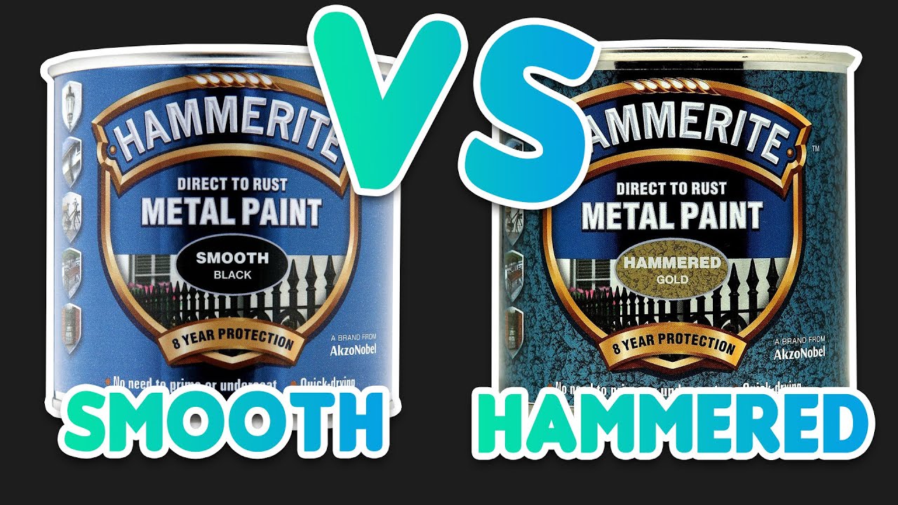 Hammerite smooth v hammered, what's the difference?