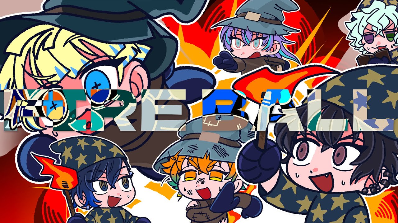 【手描き切り抜き】魔法の言葉ファイアーボール #MageArena #手描きにじさんじ #佐伯イッテツ