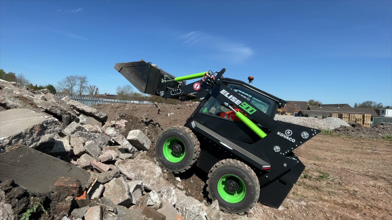 UK's first Kovaco all electric Skid Steer delivers zero emissions at point of use