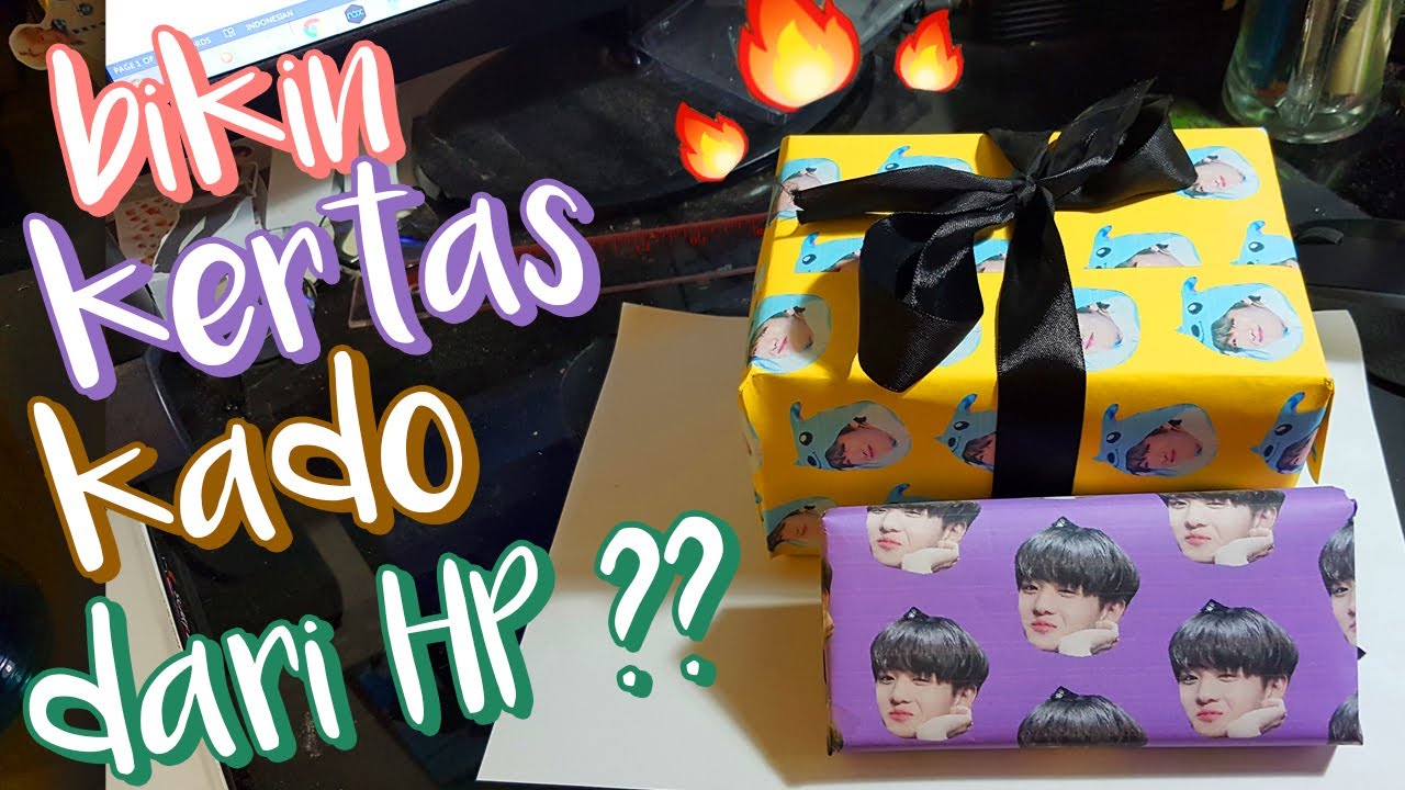 DIY Kertas Kado Kpop Sendiri | Cocok Buat Hadiahin Temen Kpopers! | virakkuma