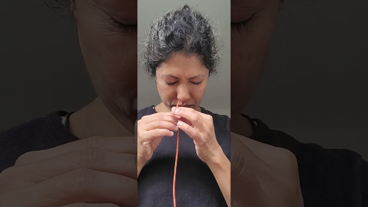 SUTRA NETI - FLOSSING YOUR NOSTRILS - HATHA YOGIC KRIYA