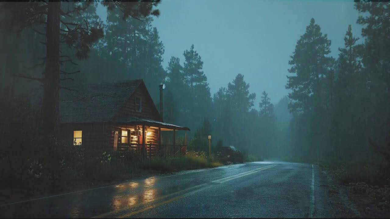 Heavy Rain & Thunder Sleep Ambience - Sleep Faster Than Ever Tonight | Deep REM Sleep Booster | 8 Ho