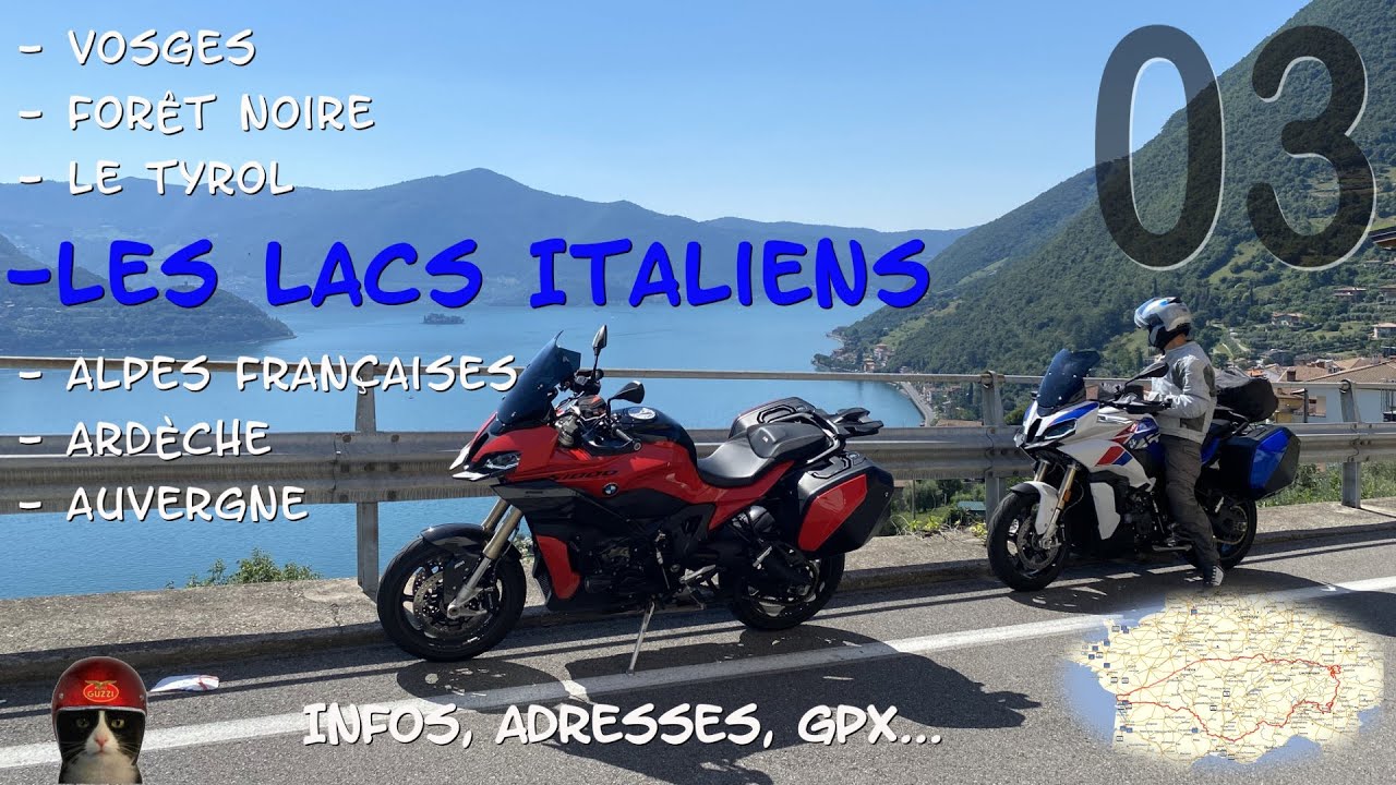 R.E.D 2022: 3 copains, 3 motos dans la région des LACS ITALIENS, en empruntant la Strada della Fora!