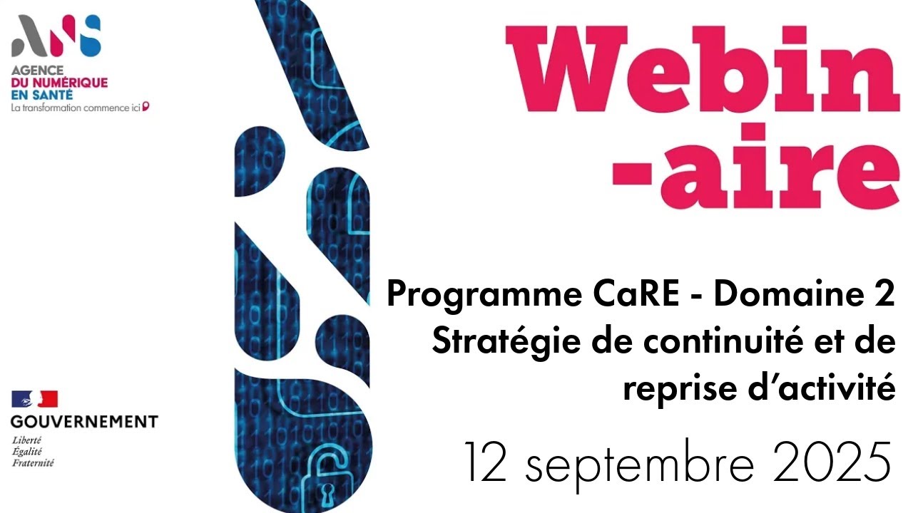 Programme CaRE : Domaine 2 Strat&eacute;gie de continuit&eacute; et de reprise d&rsquo;activit&eacute;