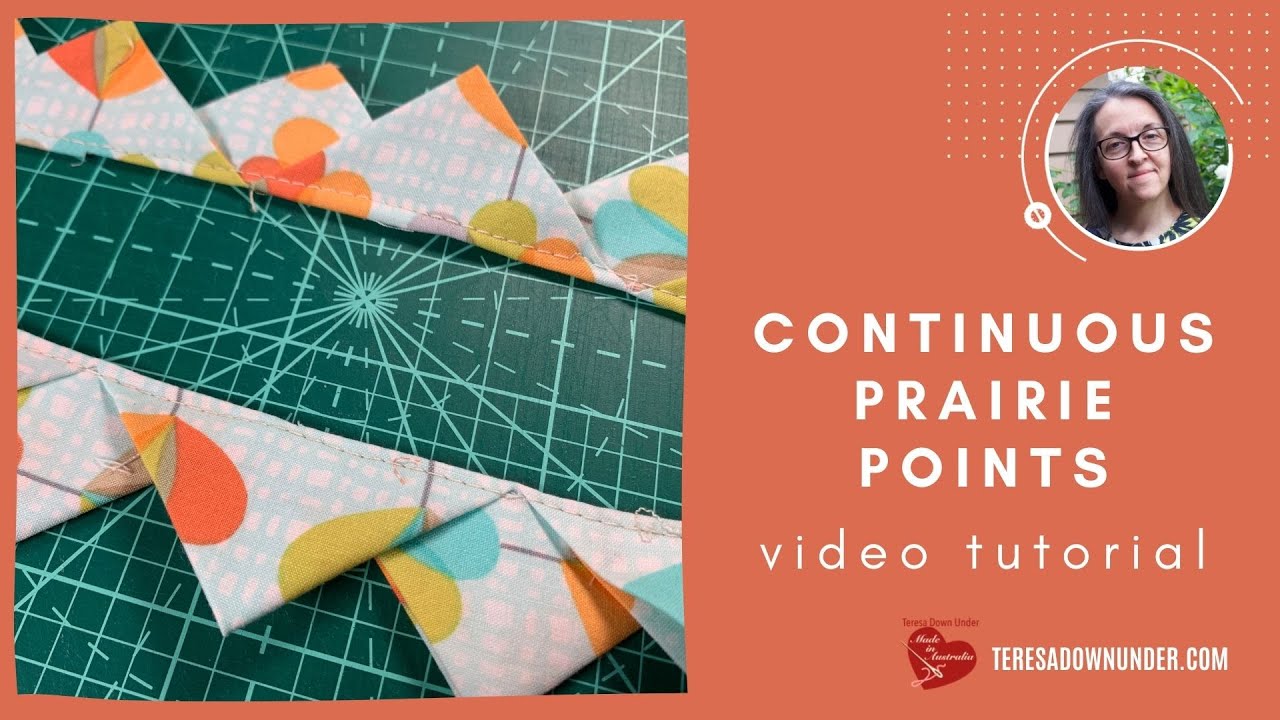 How to make continuous prairie points