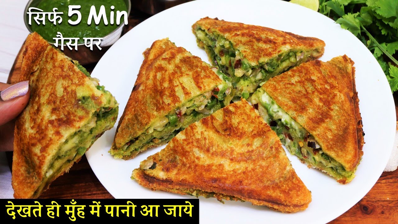 सच में सिर्फ5 Min में गैस पर अहमदाबाद का सबसे फेमस सैंडविच-फेल है बाकि सारे सैंडविच Ghughra Sandwich