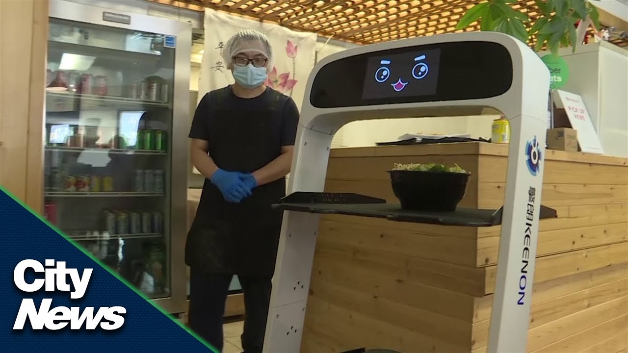 A robot ‘delivers’ at Korean restaurant