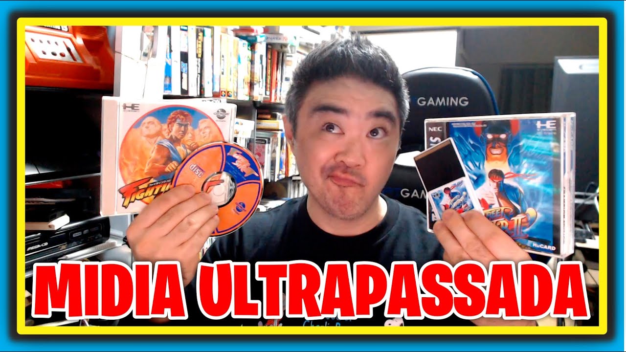 POR QUE O PRIMEIRO STREET FIGHTER DE PC ENGINE É EM CD E STREET FIGHTER 2 EM CARD ?
