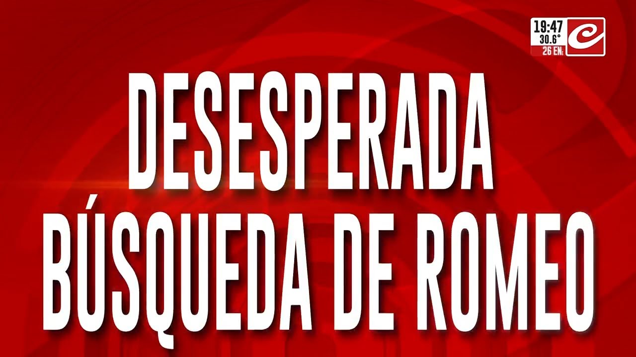 Desesperada búsqueda de Romeo: tiene 12 años, salio a jugar y no volvió