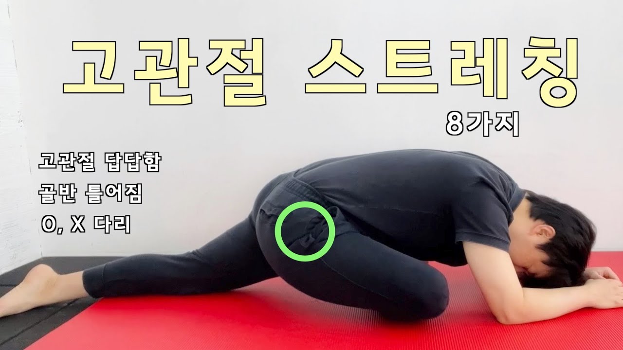 고관절 스트레칭 = 골반교정 ➕무릎교정