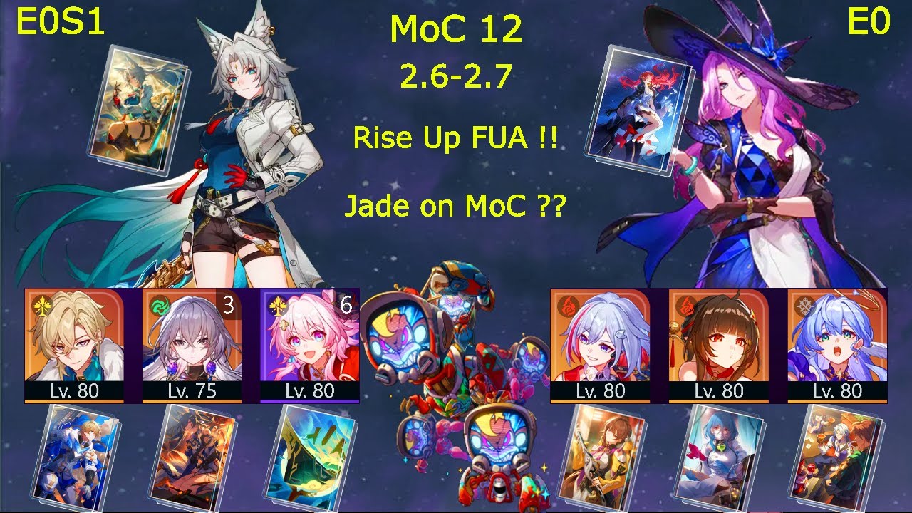 E0S1 Feixiao & E0 Jade x Lingsha | MoC 12 | 2.6 - 2.7 Honkai Star Rail